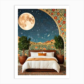 Moon Wall Mural Art Print