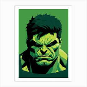 Incredible Hulk Graphic 4 Art Print