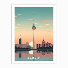 Berlin Germany Minimalist Travel Art Print