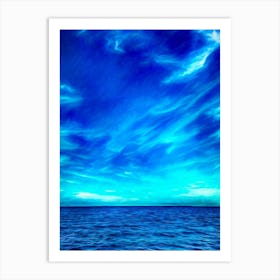 Sky Meets Sea Art Print