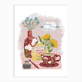 Always For Tea cozy artwork Art Print