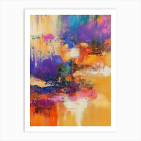 Abstract Colorful Painting 3 Art Print