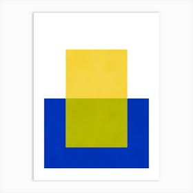 Geometric and modern abstract 6 Art Print