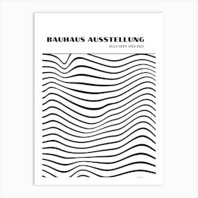 Bauhaus Black Exhibition 14 Art Print