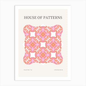 Tile Pattern Poster 6 Art Print