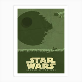 Return of the jedi minimal Art Print