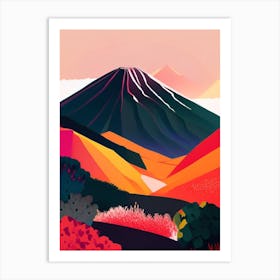 Timanfaya National Park Spain Pop MatisseII Art Print