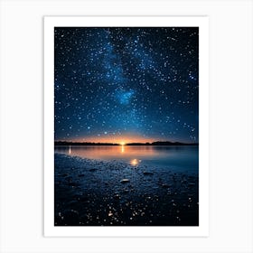 Night Sky With Stars 5 Art Print