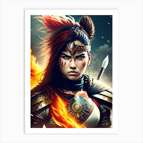 Samurai Warrior 16 Art Print