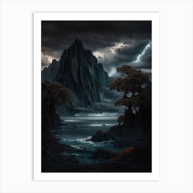 Stormy Night Art Print Art Print