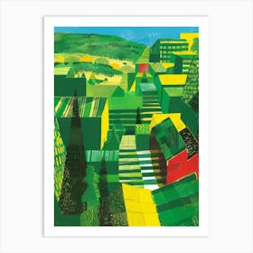 'The Green Valley' Art Print