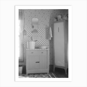Washstand In House Occupied By Married Hired Hand And His Wife Art Print