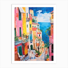 Naples Italy 1 Fauvist Painting Art Print