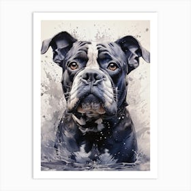 Boxer Dog Art Print