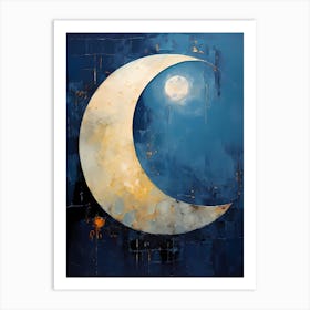 Moon Art 1 Art Print