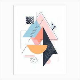 Abstract Geometric Painting 10 Art Print