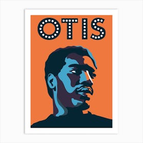 Otis Redding Orange Art Print