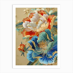 Chinese Flower Painting 48 Art Print