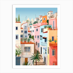 Tel Aviv Israel 9 Illustration Art Print