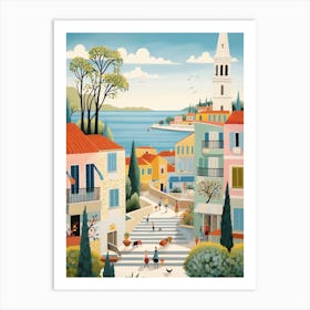 Zadar Croatia 3 Illustration Art Print