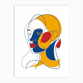 Portrait Of A Woman 98 Art Print