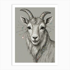 Goat Canvas Print 1 Art Print