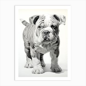 Puppy Portrait Perfection Art Print