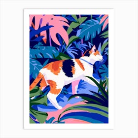 Cat In The Jungle 33 Art Print