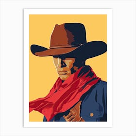 The Cowboy’s Frontier Art Print