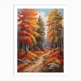 Autumn Path 2 Art Print