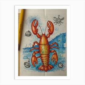 Lobster Art Print