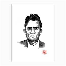 Johnny Cash Art Print