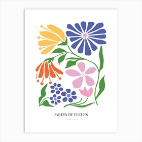 Jardin De Fleurs No 5 Art Print