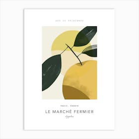 Apples Le Marche Fermier Poster 4 Art Print