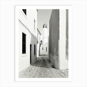 Lagos, Portugal, Black And White Photography 3 Art Print