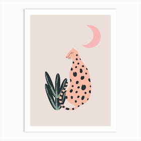 Night Leopard Art Print