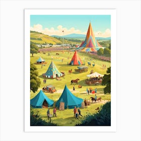 Festival Of Tents Art Print