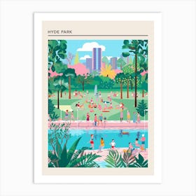 Hyde Park Sydney Australia 2 Art Print