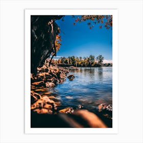 Autumn On The River Art Print