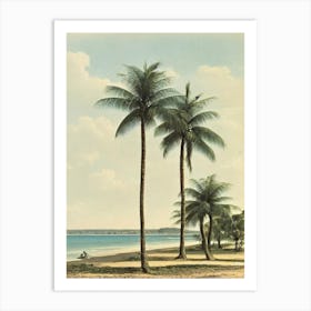 Fisherman'S Beach Australia Vintage Art Print