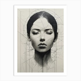 Portrait Of A Woman 10 Art Print