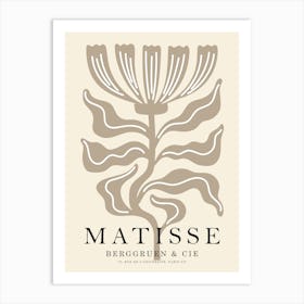 Matisse La Grande Galerie Beige Art Print