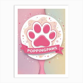 Poppingpaws Art Print