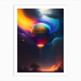 Hot Air Balloon Art Print