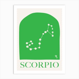 Zodiac Scorpio Art Print