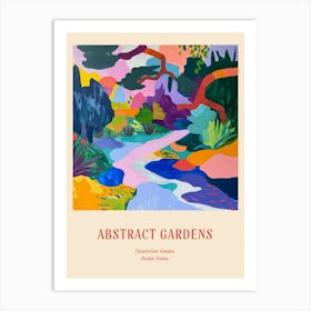 Colourful Gardens Chanticleer Garden Usa 2 Red Poster Art Print