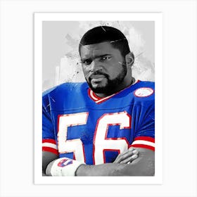 Lawrence Taylor New York Giants Art Print