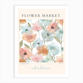 Flower Market 12 Art Print