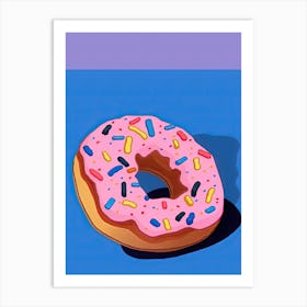 Classic Donuts Illustration 3 Art Print