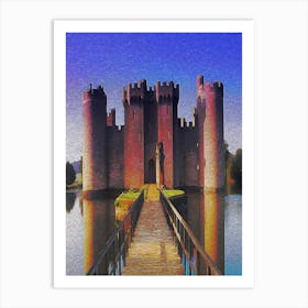 Uk, England, Sussex, Bodiam Castle Art Print